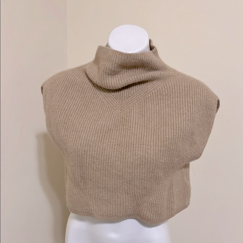 Anthropologie sweater the cashmere collection Women's Tan Sweater size S NWOT